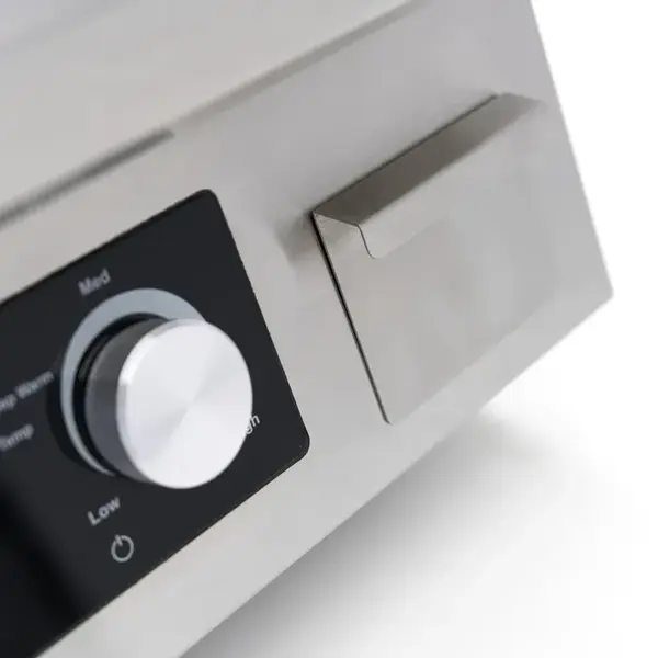 Inductie Bak-/Grillplaat | Glad Oppervlak 320x460 (Staal) | 80°C/300°C | 5kW (400V) | 400x700x355(h)mm