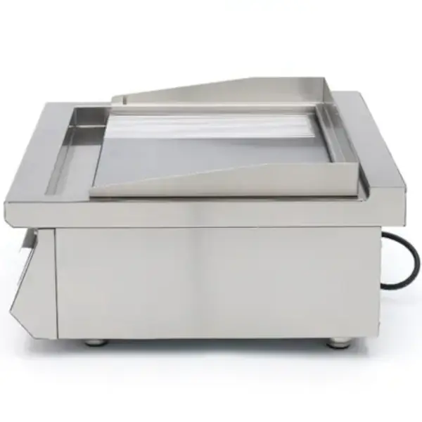 Inductie Bak-/Grillplaat | Glad/Gegroefd Oppervlak 720x460 (Staal) | 80°C/300°C | 5kW (400V) | 800x700x380(h)mm