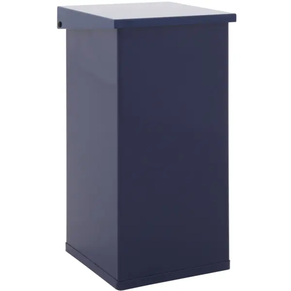 Afvalbak | CARRO | Aluminium | Blauw | 55L | Klapdeksel | 300x300x600(h)mm