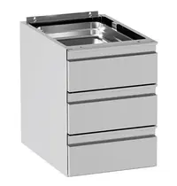 Diamond Ladenset | STANDARD LINE EVO (700mm) | 3 Laden | 1/1 GN | 400x680x540(h)mm 