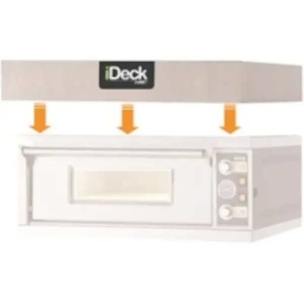 Afdekkap | Moretti Forni serieS S50E ICON Pizzaoven | 1320x1490x150(h)mm