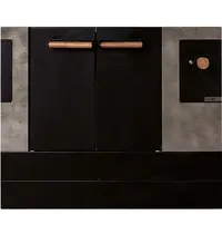 Moretti Forni Rijskastonderstel | Moretti Forni serieS S50E ICON Pizzaovens | 3 Niveaus (EN600x400) | 1,5kW (230V) | Wielen (Geremd) | 890x1032x900(h)mm 