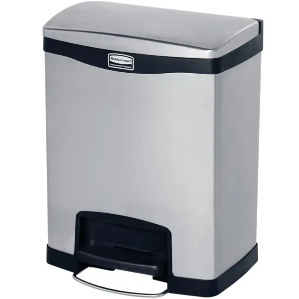 Pedaalemmer | SLIM JIM | RVS | 30L | Klapdeksel | Anti Fingerprint | 428x326x555(h)mm