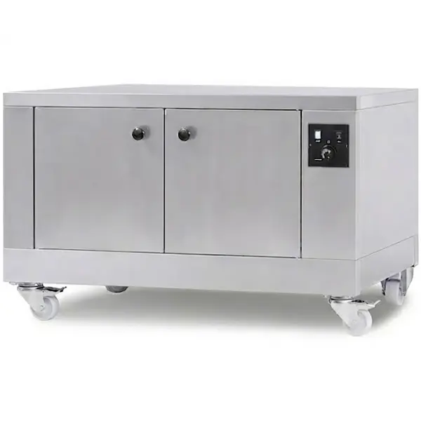 Rijskastonderstel | Moretti Forni serieP P60E Pizzaoven | 4 Niveaus (EN600x400) | 1.5kW (230V) | Wielen (Geremd) | 970x1180x800(h)mm