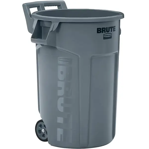 Rolcontainer | BRUTE | Kunststof | Grijs | 166.5L | Open | Wielen | 700x721x908(h)mm