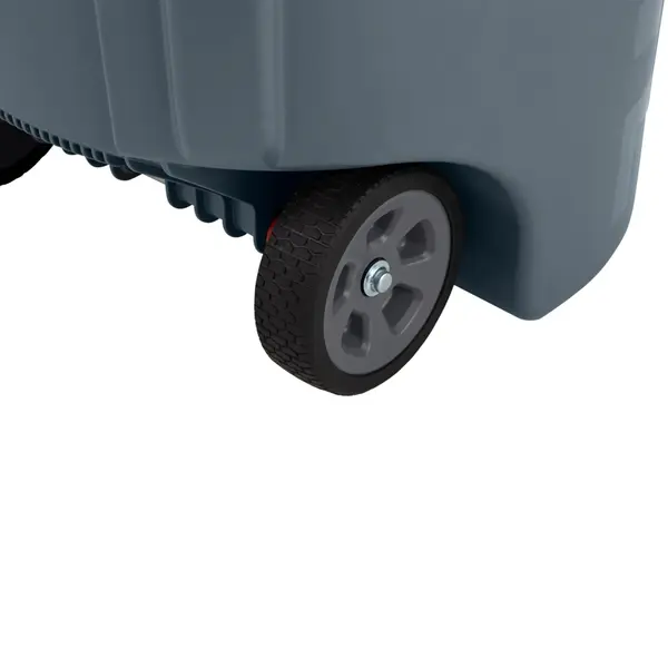 Rolcontainer | BRUTE | Kunststof | Grijs | 166.5L | Open | Wielen | 700x721x908(h)mm