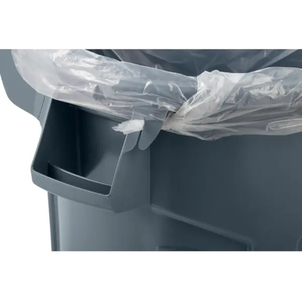 Rolcontainer | BRUTE | Kunststof | Grijs | 166.5L | Open | Wielen | 700x721x908(h)mm