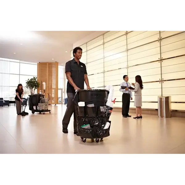 Draagtas | BRUTE EXECUTIVE | Nylon/Vinyl | Zwart | Rubbermaid BRUTE Afvalbakken/Rolcontainers | 521x45x286(h)mm