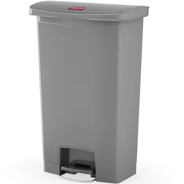 Pedaalemmer | SLIM JIM | Kunststof | Grijs | 68L | Klapdeksel | 500x311x803(h)mm