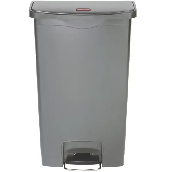 Pedaalemmer | SLIM JIM | Kunststof | Grijs | 68L | Klapdeksel | 500x311x803(h)mm