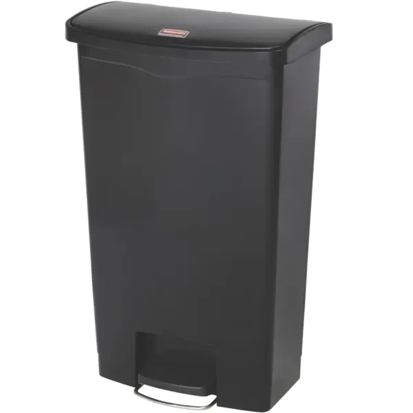 Pedaalemmer | SLIM JIM | Kunststof | Zwart | 68L | Klapdeksel | 500x311x803(h)mm