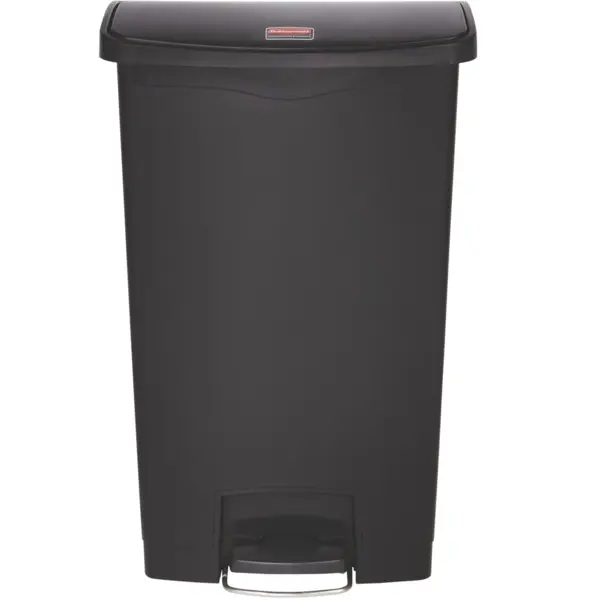 Pedaalemmer | SLIM JIM | Kunststof | Zwart | 68L | Klapdeksel | 500x311x803(h)mm