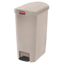 Rubbermaid Pedaalemmer | SLIM JIM | Kunststof | 50L | Klapdeksel | 343x527x721(h)mm