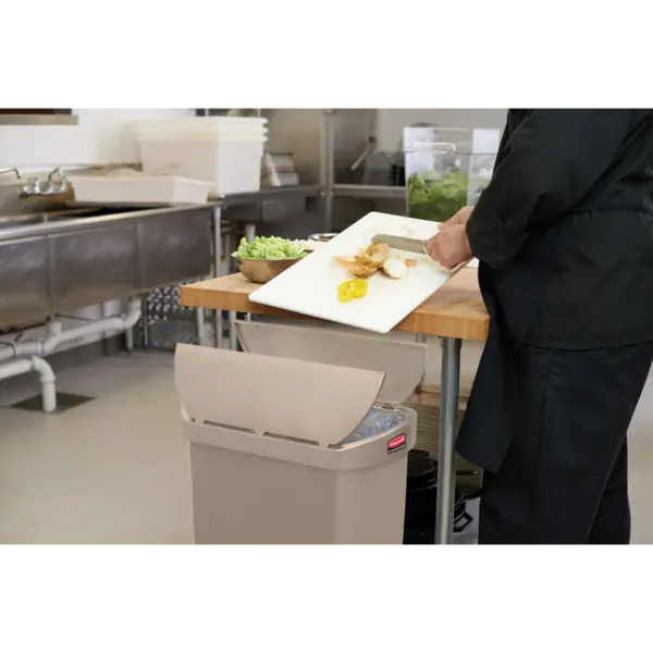 Pedaalemmer | SLIM JIM | Kunststof | 50L | Klapdeksel | 343x527x721(h)mm