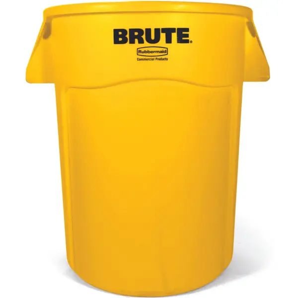 Afvalbak | BRUTE | Kunststof | Geel | 166.5L | Open | Ø612x796(h)mm