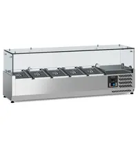 Ecofrost Opzetkoelvitrine | 5x 1/4 GN | +2°C/+8°C | 1200x335x435(h)mm