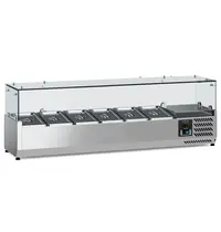 Ecofrost Opzetkoelvitrine | 6x 1/3 GN | +2°C/+8°C | 1400x395x435(h)mm 