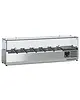 Ecofrost Opzetkoelvitrine | 6x 1/3 GN | +2°C/+8°C | 1400x395x435(h)mm 