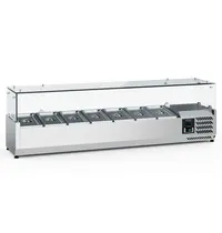 Ecofrost Opzetkoelvitrine | 7x 1/3 GN | +2°C/+8°C | 1600x395x435(h)mm