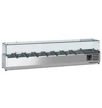 Ecofrost Opzetkoelvitrine | 8x 1/3 GN | +2°C/+8°C | 1800x395x435(h)mm