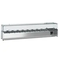 Ecofrost Opzetkoelvitrine | 9x 1/3 GN | +2°C/+8°C | 2000x395x435(h)mm