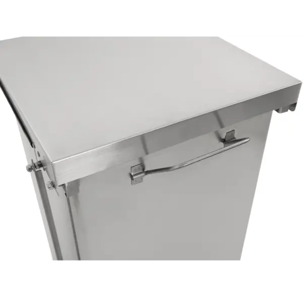 Pedaalemmer | RVS | 45L | Klapdeksel |  HACCP | 370x370x590(h)mm