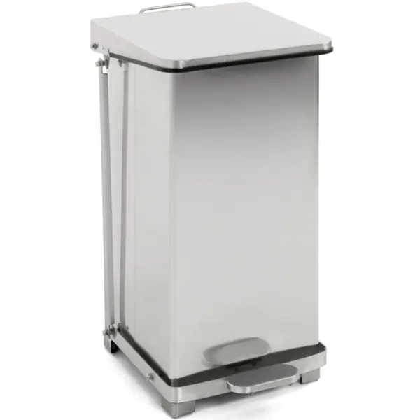 Pedaalemmer | RVS | 45L | Klapdeksel |  HACCP | 370x370x590(h)mm