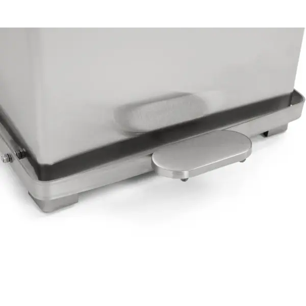 Pedaalemmer | RVS | 27L | Klapdeksel |  HACCP | 370x370x445(h)mm