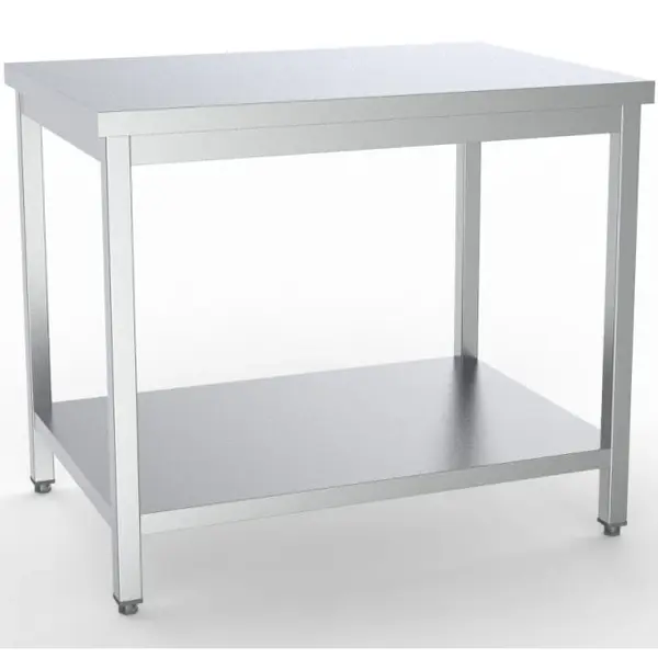 Werktafel | RVS | Bodemschap | Diepte 600 | Hoogte 850/900 | Breedte 700-2000 | Zelfmontage
