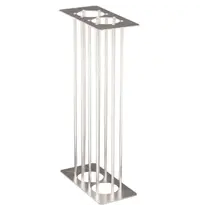 DutchDesign Bekerinzet | Aluminium | 55L | DutchDesign CARRO MIX Afvalbakken | Halve Uitvoering | 135x279x541(h)mm 