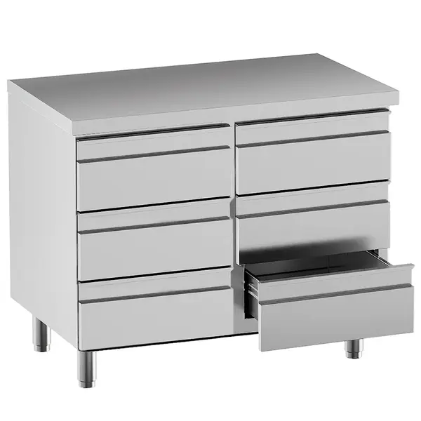 Werkbank | STANDARD LINE EVO | RVS | Laden | 1000x700x865(h)mm