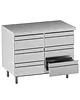 Diamond Werkbank | STANDARD LINE EVO | RVS | Laden | 1000x700x850/880(h)mm 
