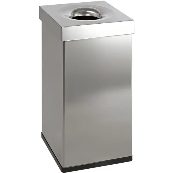 Afvalbak | CARRO | RVS | 55L | Open | Vlamdovend | 300x300x600(h)mm