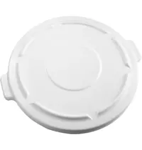 Rubbermaid Deksel | Kunststof | Wit | Rubbermaid BRUTE Rolcontainer/Afvalbakken | Ø622x38(h)mm