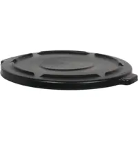 Rubbermaid Deksel | Kunststof | Zwart | Rubbermaid BRUTE Rolcontainer/Afvalbakken | Ø622x38(h)mm 