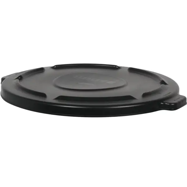 Deksel | Kunststof | Zwart | Rubbermaid BRUTE Rolcontainer/Afvalbakken | Ø622x38(h)mm