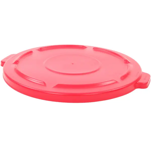 Deksel | Kunststof | Rood | Rubbermaid BRUTE Rolcontainer/Afvalbakken | Ø622x38(h)mm