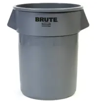 Rubbermaid Afvalbak | BRUTE | Kunststof | Grijs | 208.2L | Open | Ø673x838(h)mm