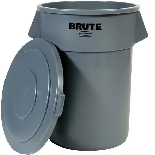 Afvalbak | BRUTE | Kunststof | Grijs | 208.2L | Open | Ø673x838(h)mm