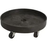 Rubbermaid Verrijdbaar Onderstel | Kunststof | Zwart | Rubbermaid BRUTE Afvalbakken | Ø619x181(h)mm