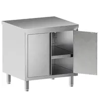 Diamond Werkbank | STANDARD LINE EVO | RVS | Draaideuren | 800x700x865(h)mm