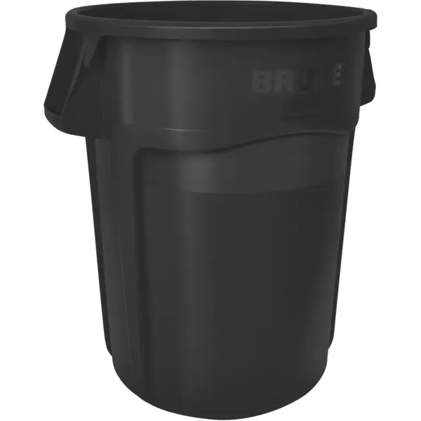 Afvalbak | BRUTE | Kunststof | Zwart | 166.5L | Open | Ø612x796(h)mm