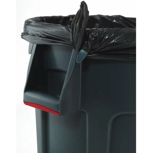 Afvalbak | BRUTE | Kunststof | Zwart | 166.5L | Open | Ø612x796(h)mm