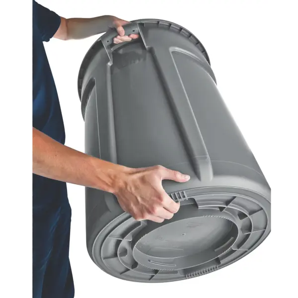 Afvalbak | BRUTE | Kunststof | Grijs | 166.5L | Open | Ø612x796(h)mm