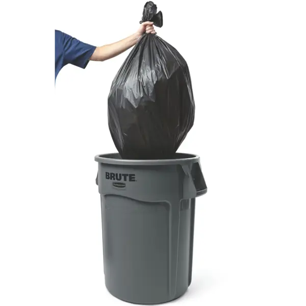Afvalbak | BRUTE | Kunststof | Grijs | 166.5L | Open | Ø612x796(h)mm