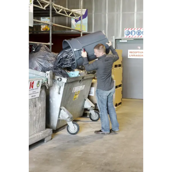 Afvalbak | BRUTE | Kunststof | Grijs | 166.5L | Open | Ø612x796(h)mm