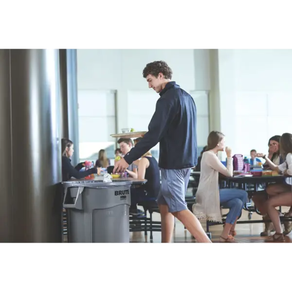 Afvalbak | BRUTE | Kunststof | Grijs | 166.5L | Open | Ø612x796(h)mm