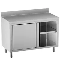 Diamond Werkbank | STANDARD LINE EVO | RVS | Schuifdeuren | Diepte 700 | Hoogte 865/965 | Breedte 1000-2000 | Achteropstand