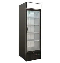 CombiSteel Vrieskast | 460L | Zwart | -18°C/-24°C | Geforceerd | Wielen | 680x700x1990(h)mm