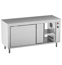 Diamond Doorgeefwarmhoudkast | STANDARD LINE EVO | RVS | 30°C/90°C | Geventileerd | 2.5kW (230V) | Schuifdeuren | Diepte 700 | Hoogte 865 | Breedte 1200-2000 